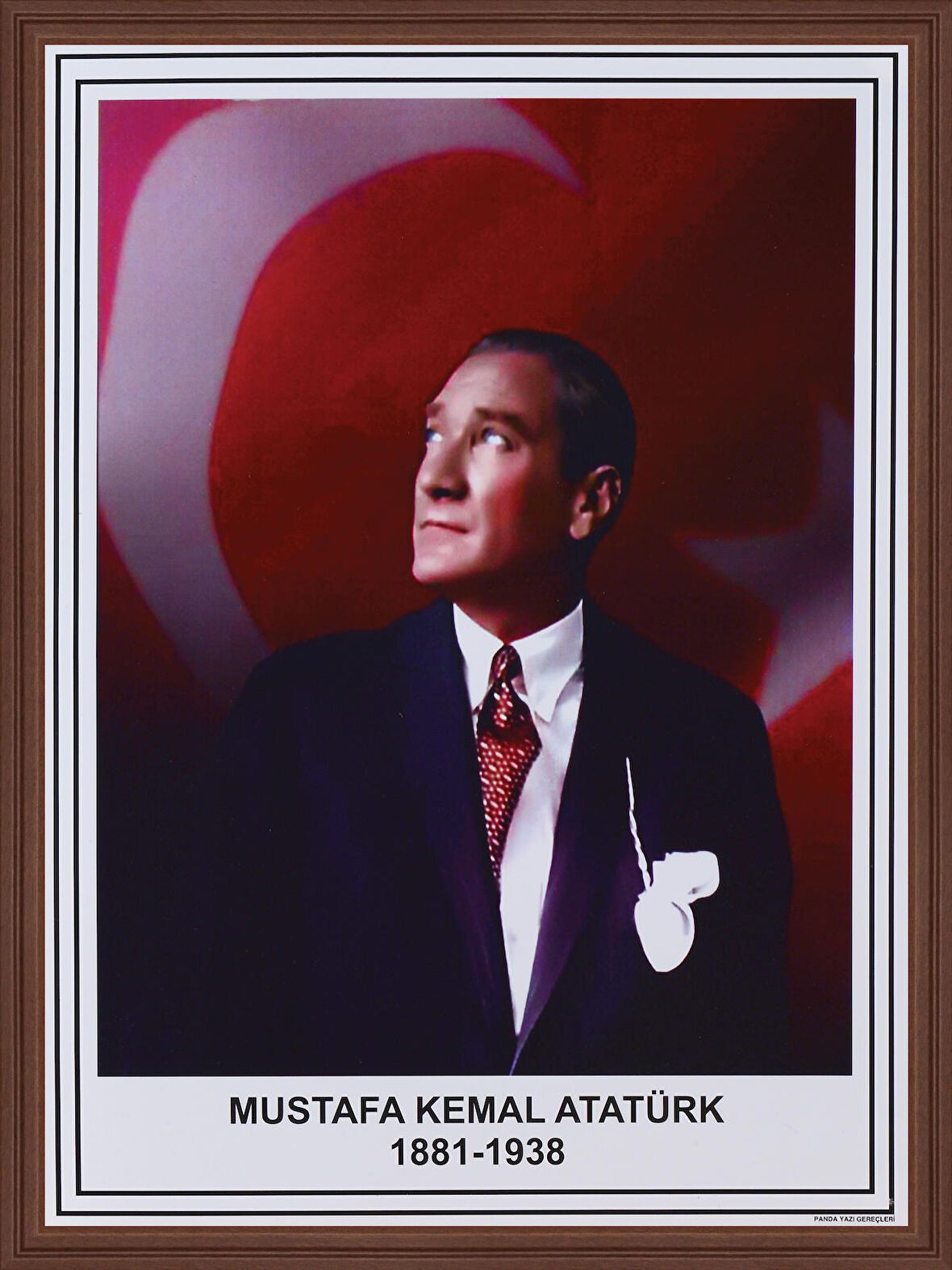 50X70 CM ATATÜRK PORTRESİ TABLO (mdf Çerçeve) PANO-PAN408