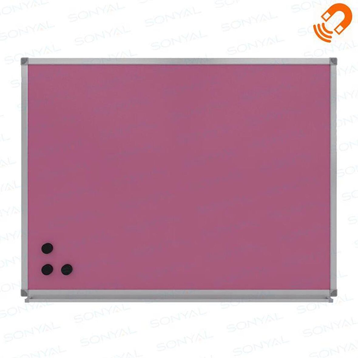 65X100 CM MIKNATIS MANYETİK YÜZEY DUVARA MONTE PEMBE-PAN552P