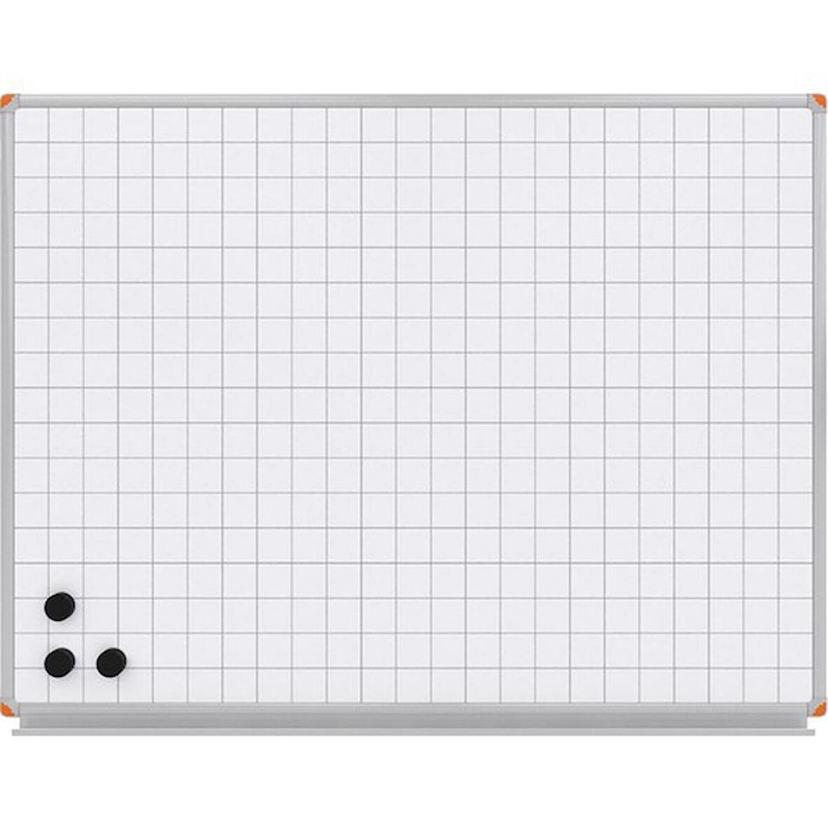 120X120 CM KARELİ MIKNATIS MANYETİK YÜZEY DUVARA MONTE BEYAZ-PAN591B