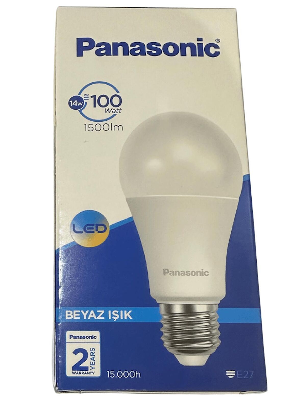 Panasonic 14W (100W) 6500K (Beyaz Işık) E27 Duylu Led Ampul