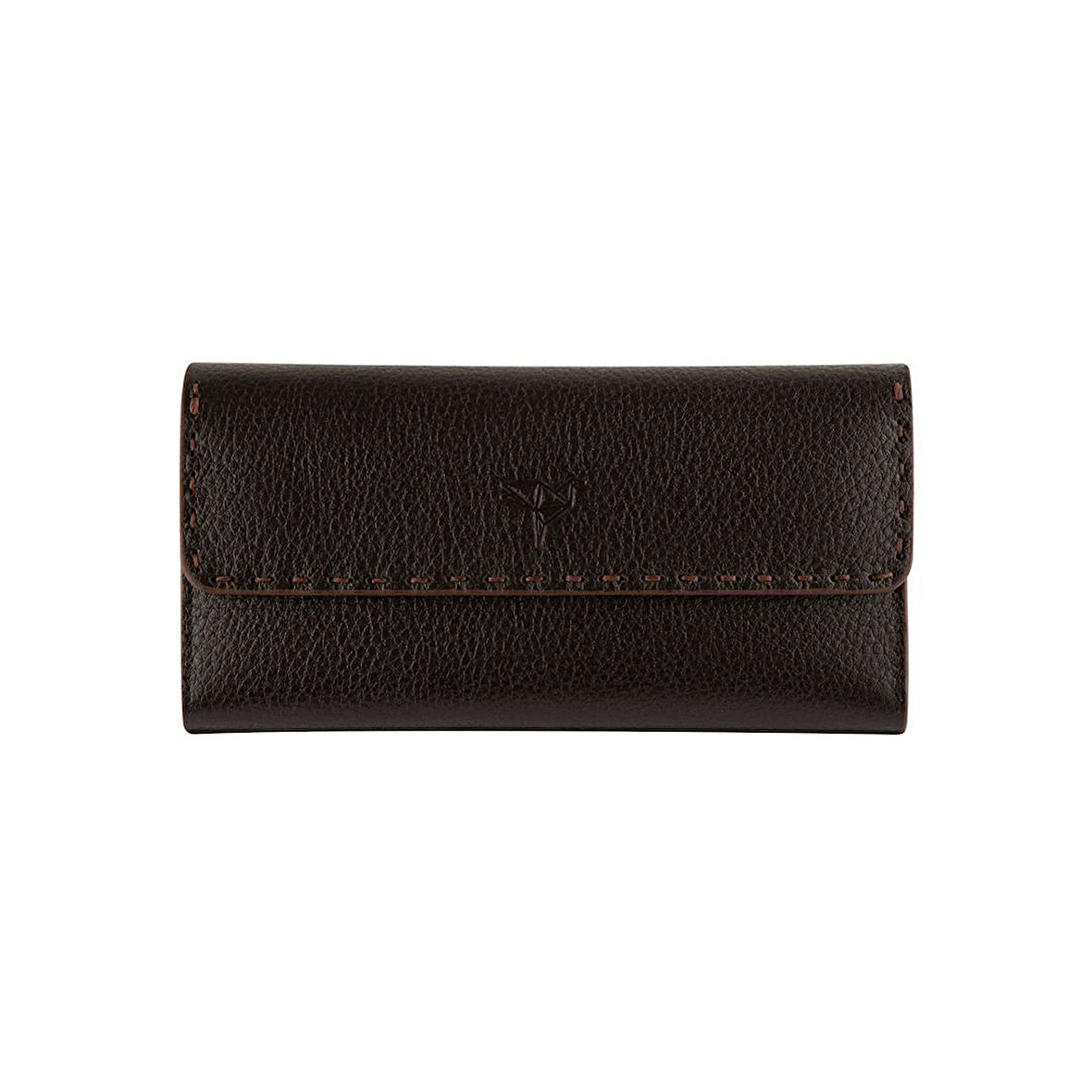 Garbalia Paris Hakiki Deri Saraç Dikişli Telefon Bölmeli Kadın Portföy Cüzdanı