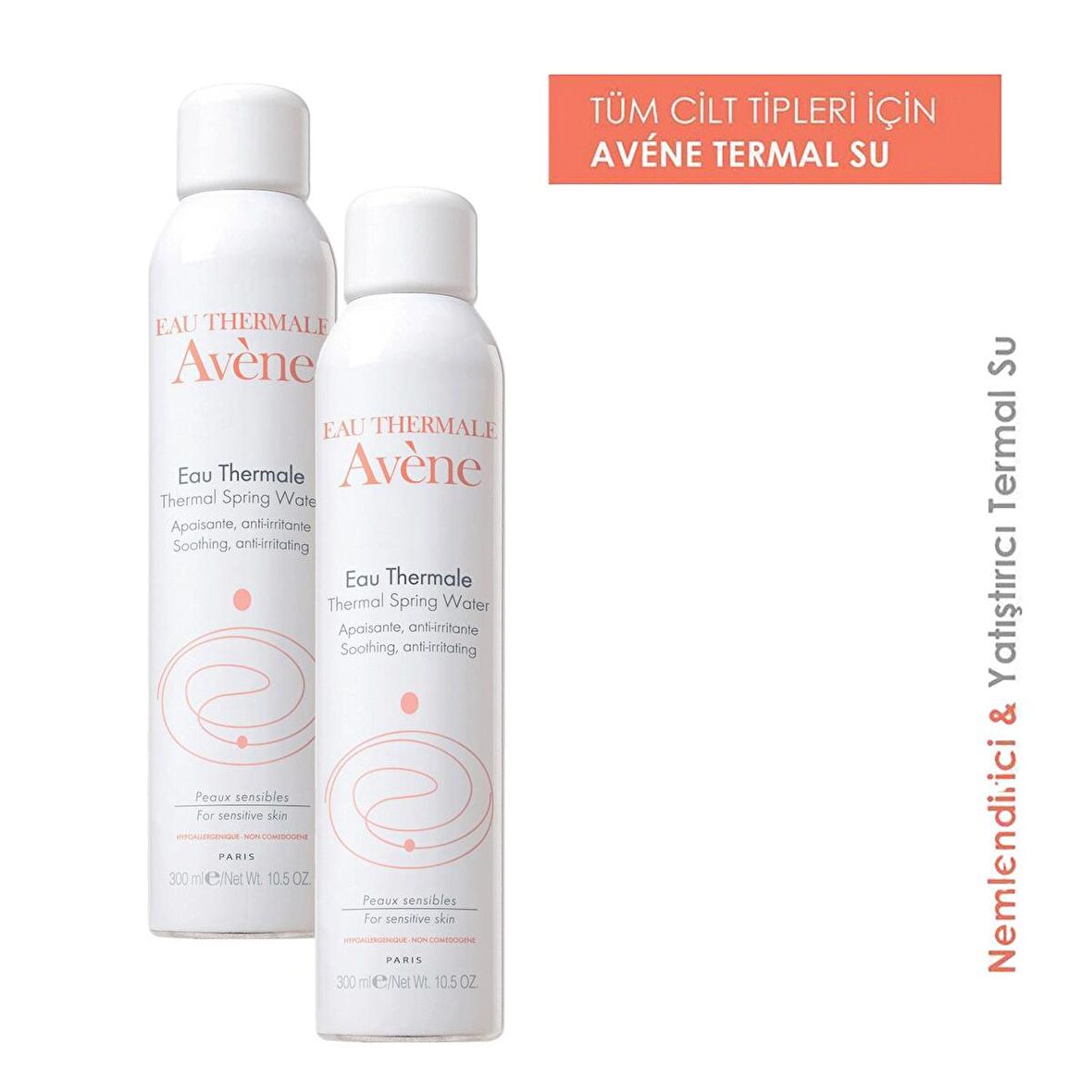 Avène Eau Thermale Thermal Spring Water 300 ml 2 Adet 