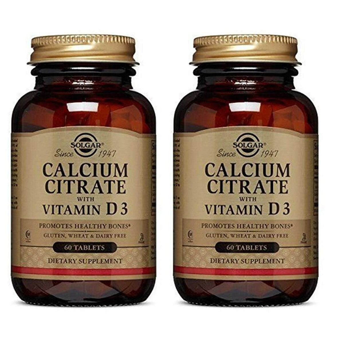 Solgar Calcium Citrate with Vitamin D 3 60 Tablet 2 Adet