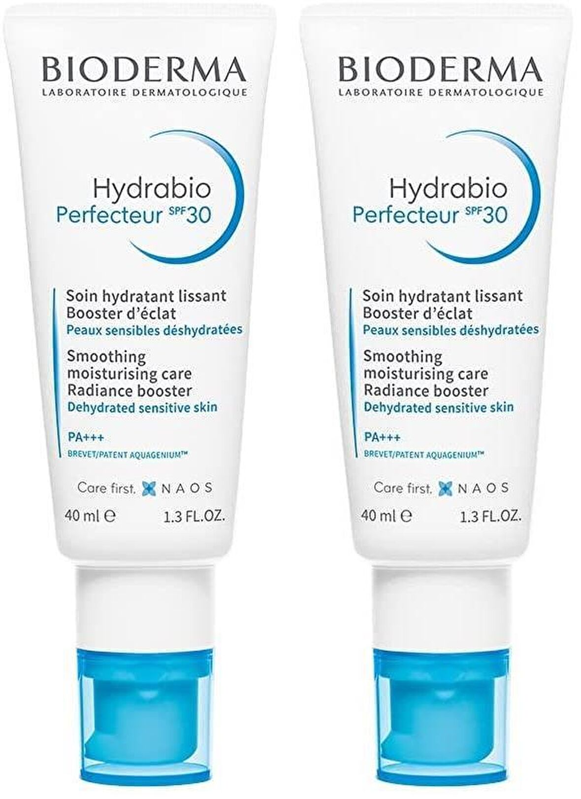 Bioderma Hydrobio Perfecteur Hassas Ciltler İçin Su Bazlı Yağsız SPF30 Nemlendirici Yüz Bakım Kremi 2 x 40 ml