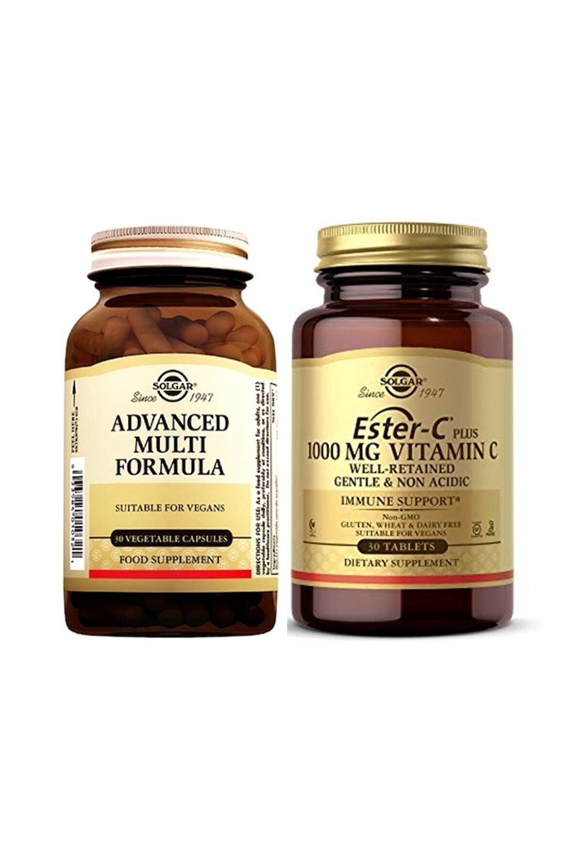 Advanced Multi (antioxidant) Formula 30 Kapsül+ Ester-c Plus 1000 Mg 30 Tablet