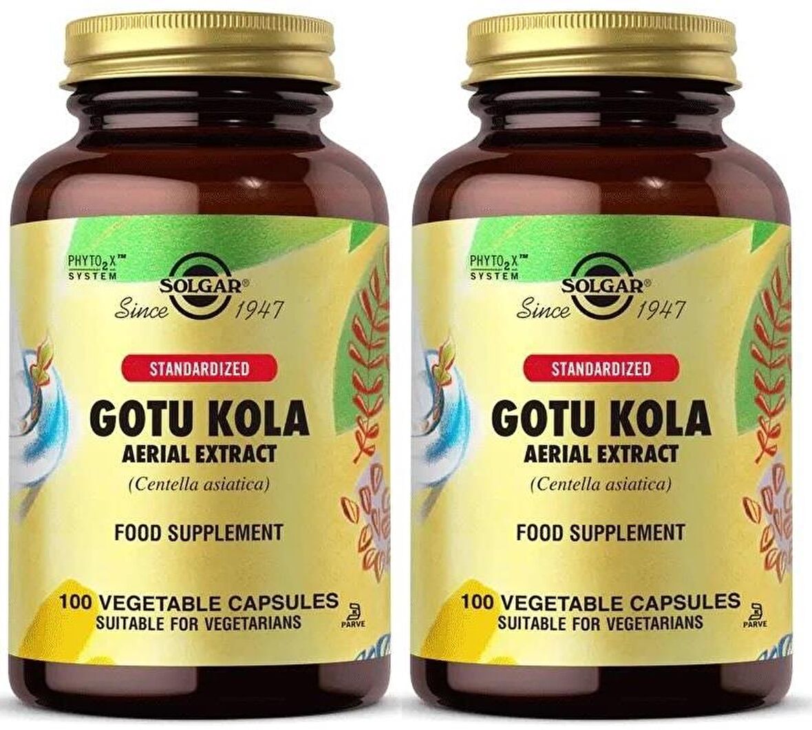 Solgar Gotu Kola 100 Kapsül 2 Adet