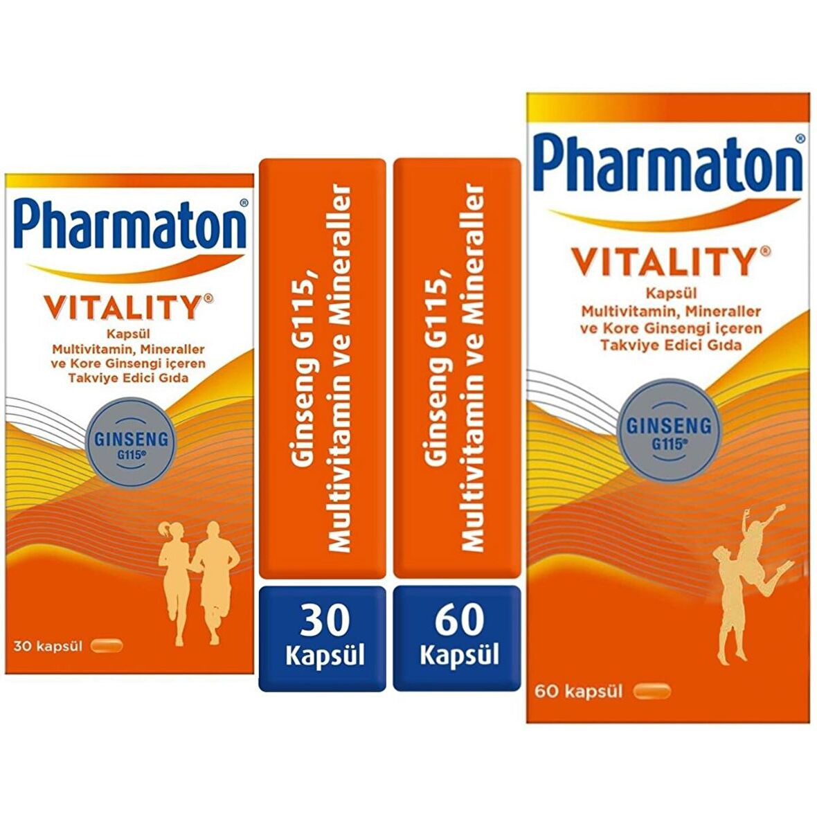 Pharmaton Vitality 30 Tablet + Pharmaton Vitality 60 Kapsül