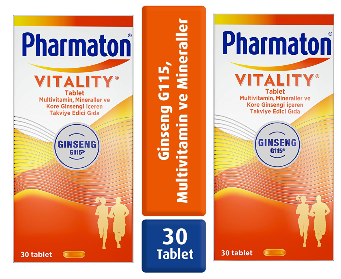 Pharmaton Vitality 30 Tablet 2 Adet