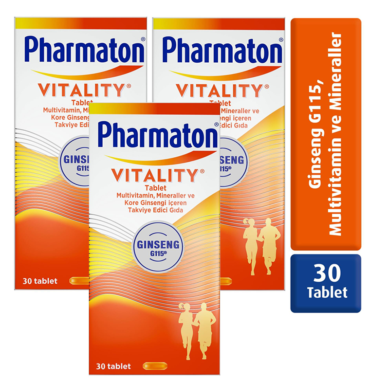 Pharmaton Vitality 30 Tablet 3 Adet