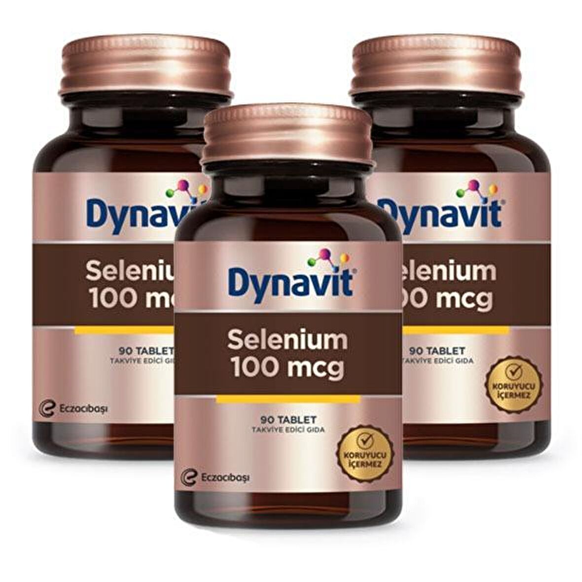 Dynavit Selenium 100 mcg 90 Tablet 3 Adet