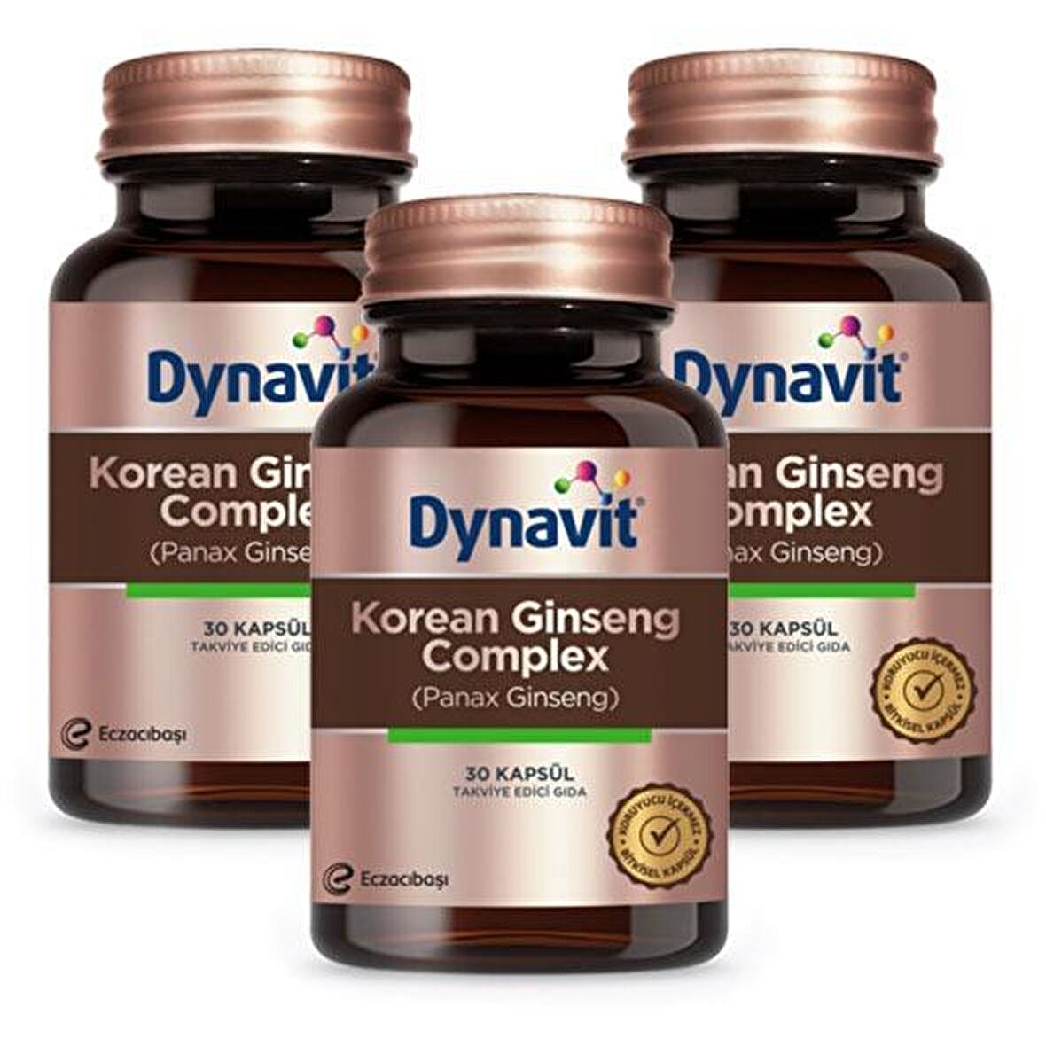 Dynavit Korean Ginseng Complex 30 Kapsül 3 Adet