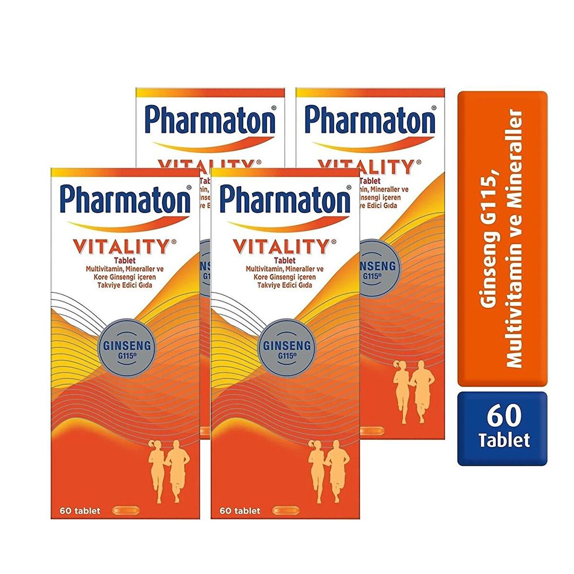 Pharmaton Vitality 60 Tablet 4 Adet