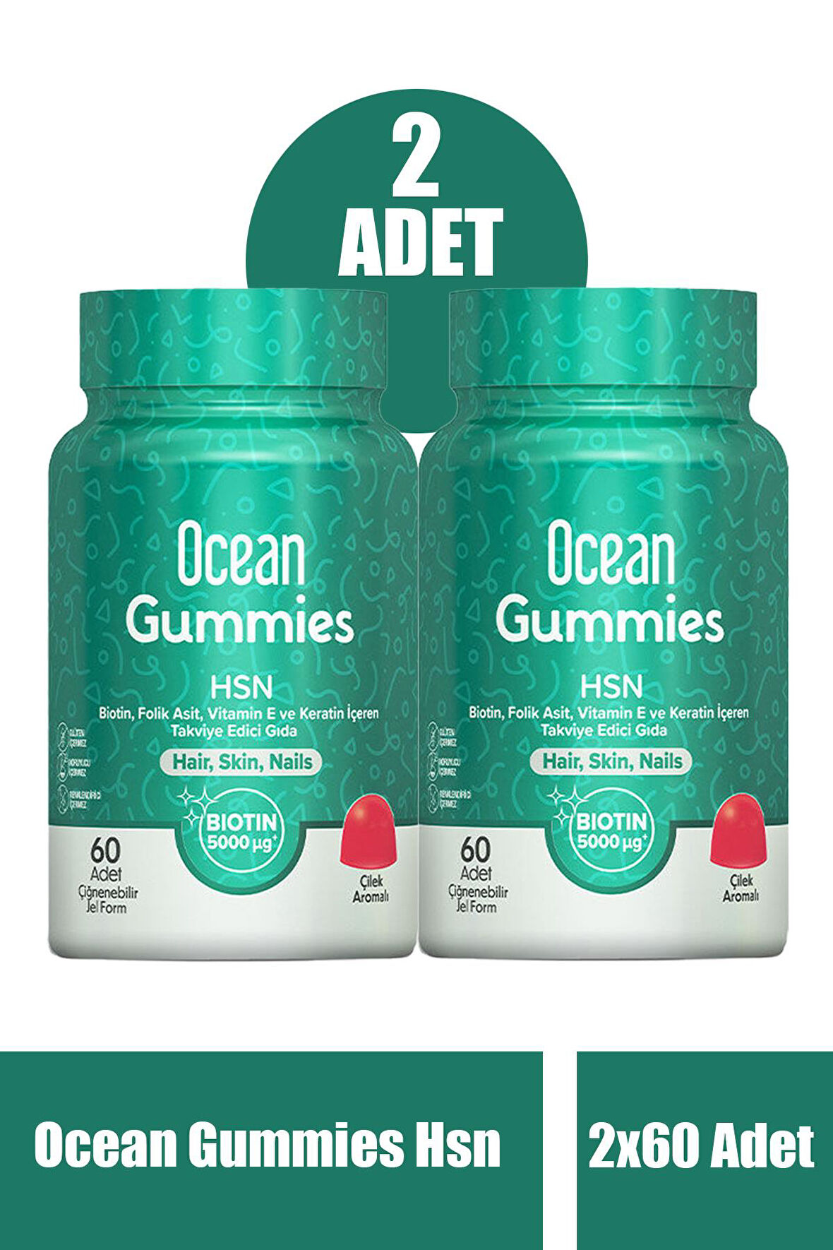 Ocean Gummies Hsn 60 Adet 2 ADET