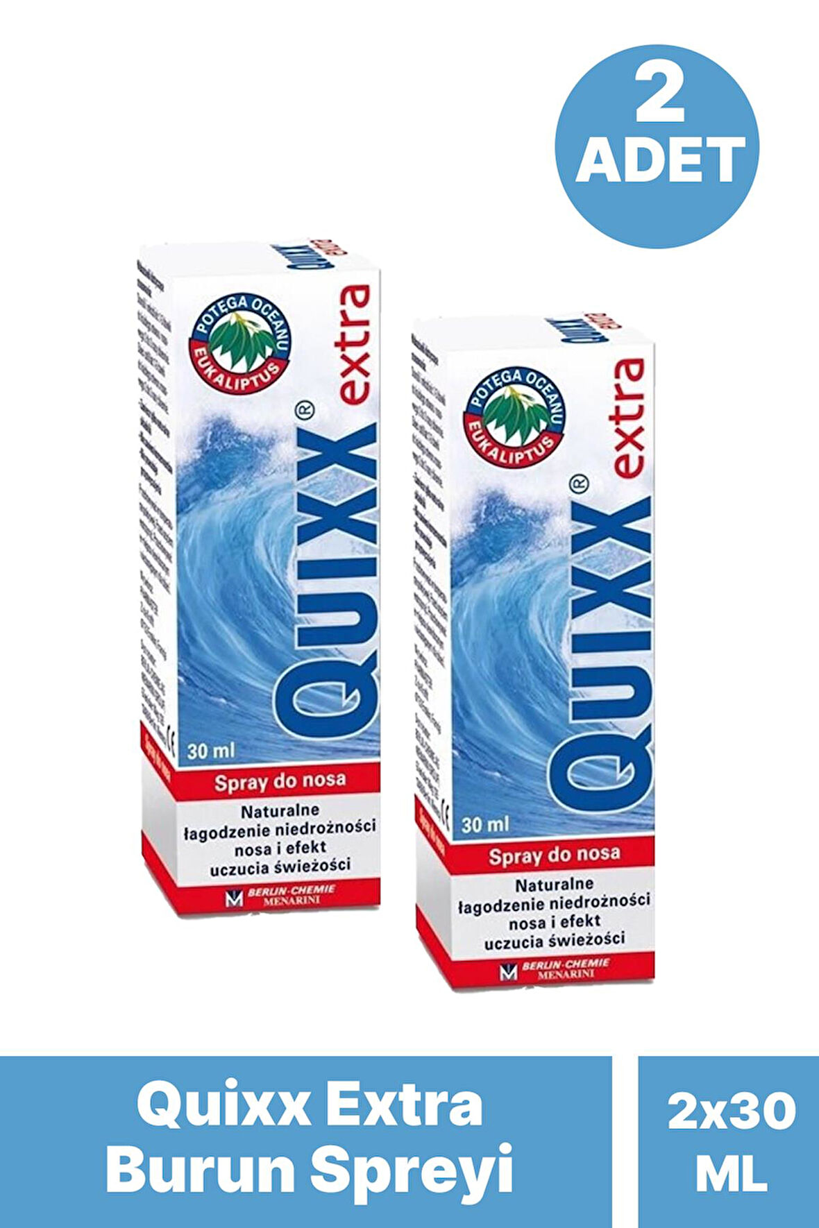 Quixx Extra Burun Spreyi 30 ml 2 Adet