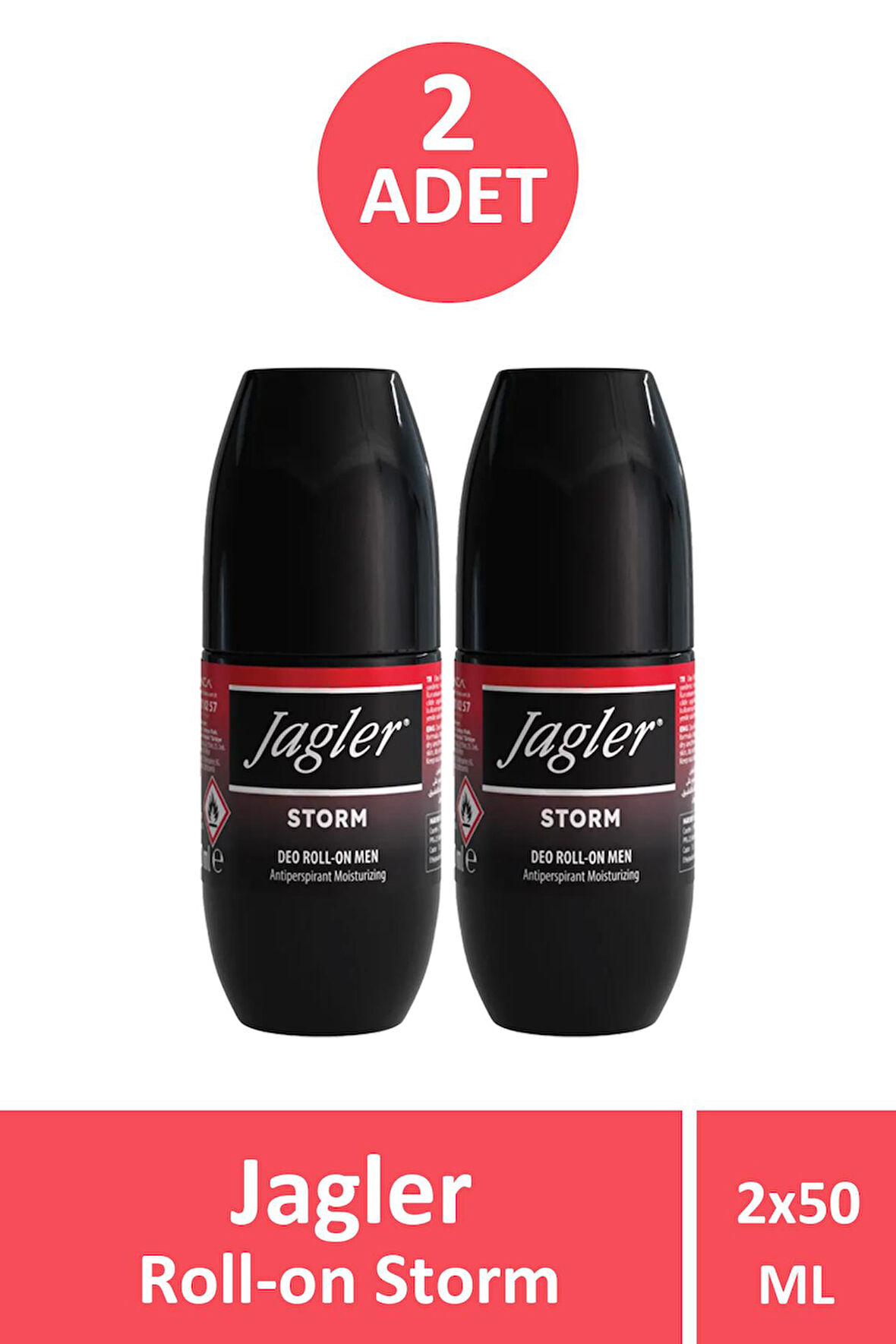 Jagler Rollon Storm 50 ml 2 Adet