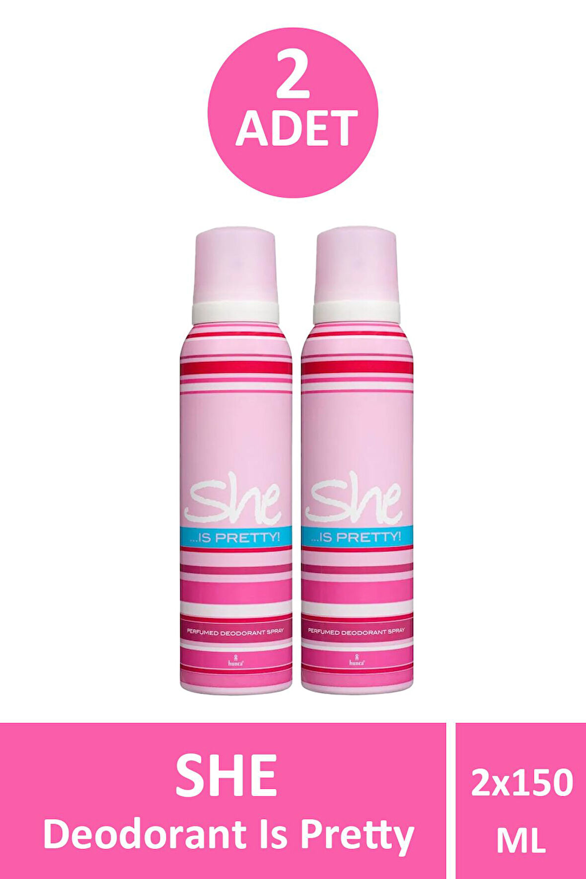 She Is Pretty Deodorant Kadın 150 ml 2 Adet