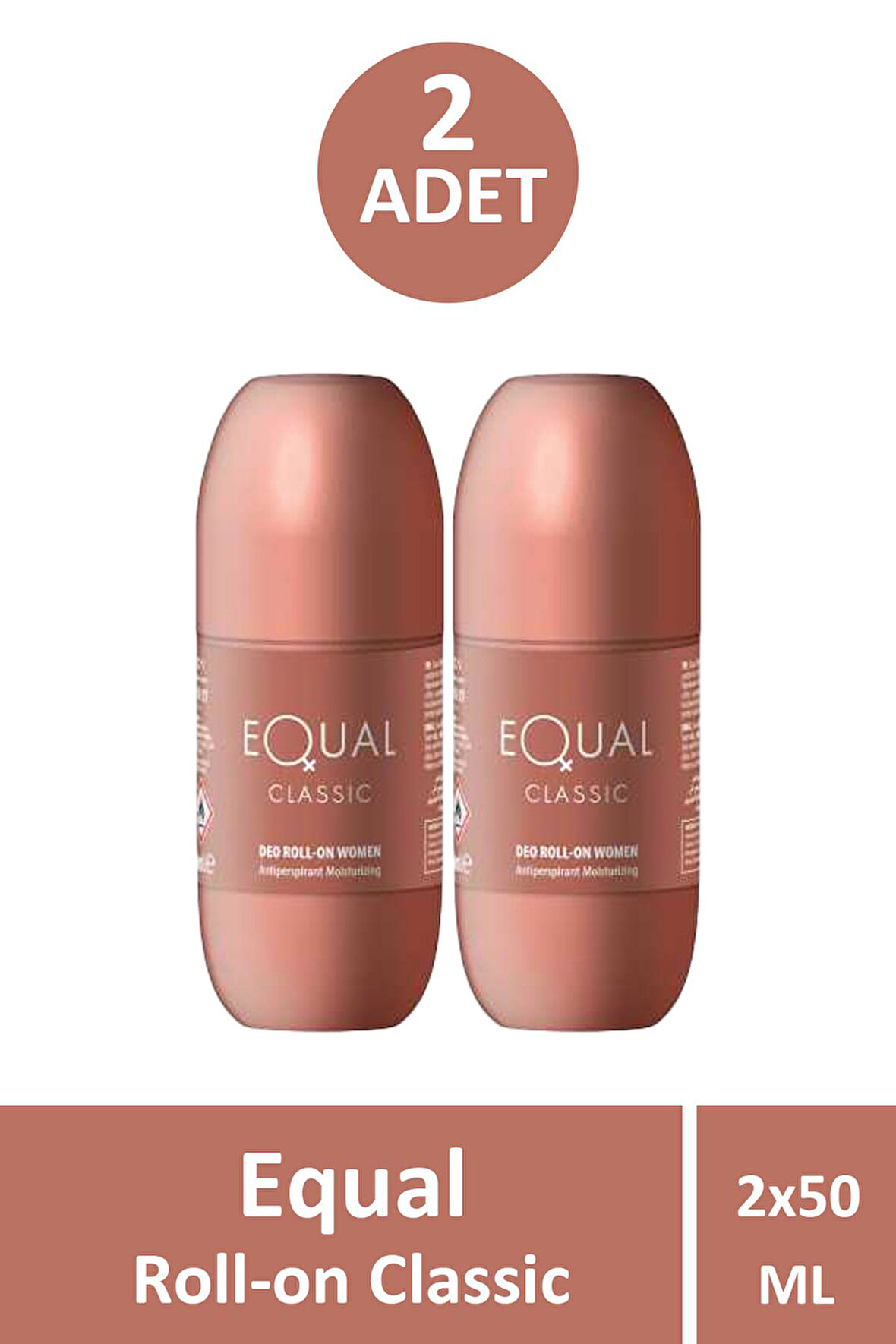 Equal Kadın Roll-On Deodorant 50 ml 2 Adet