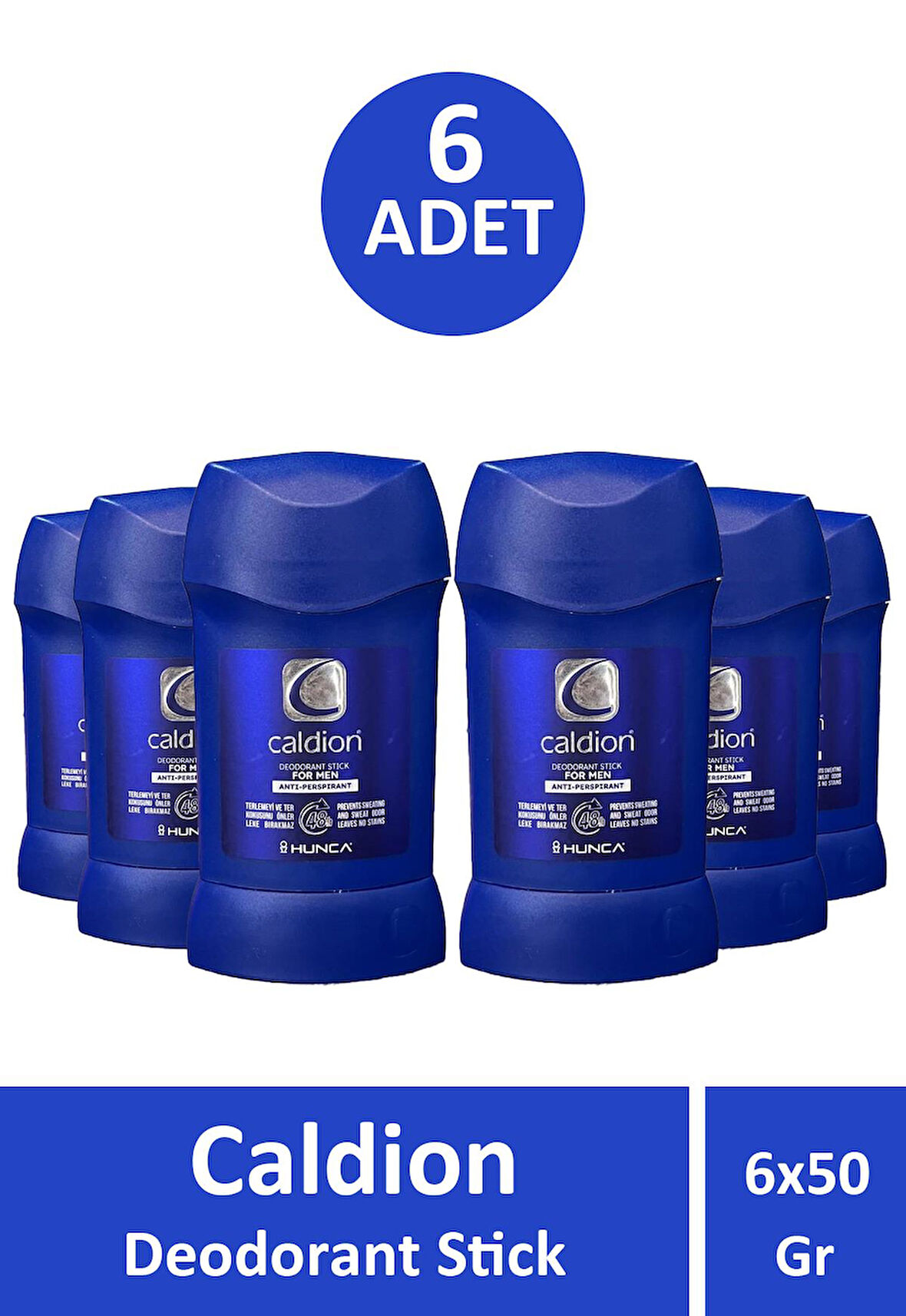 Caldion Deodrant Stick For Men 50 gr 6 Adet