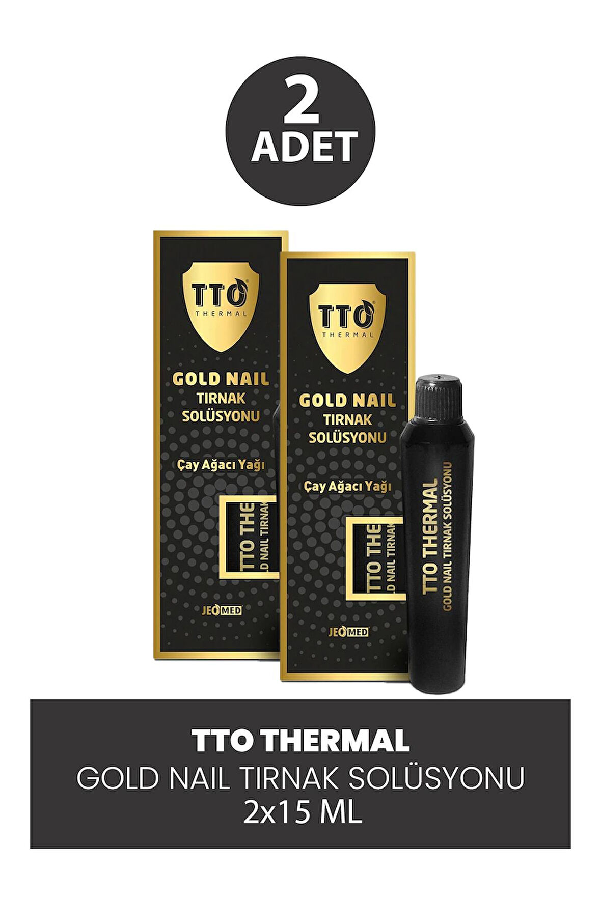 TTO Gold Nail Tırnak Solüsyonu 15 ml 2 Adet