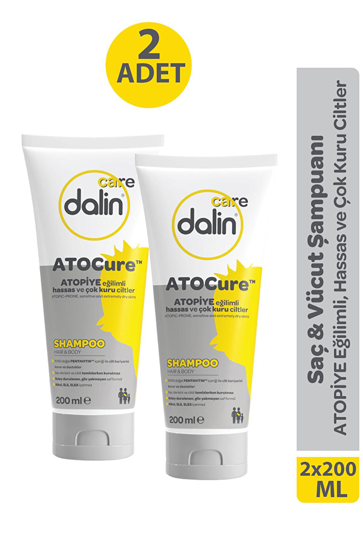 Dalin Atocure Şampuan 200 ml 2 Adet