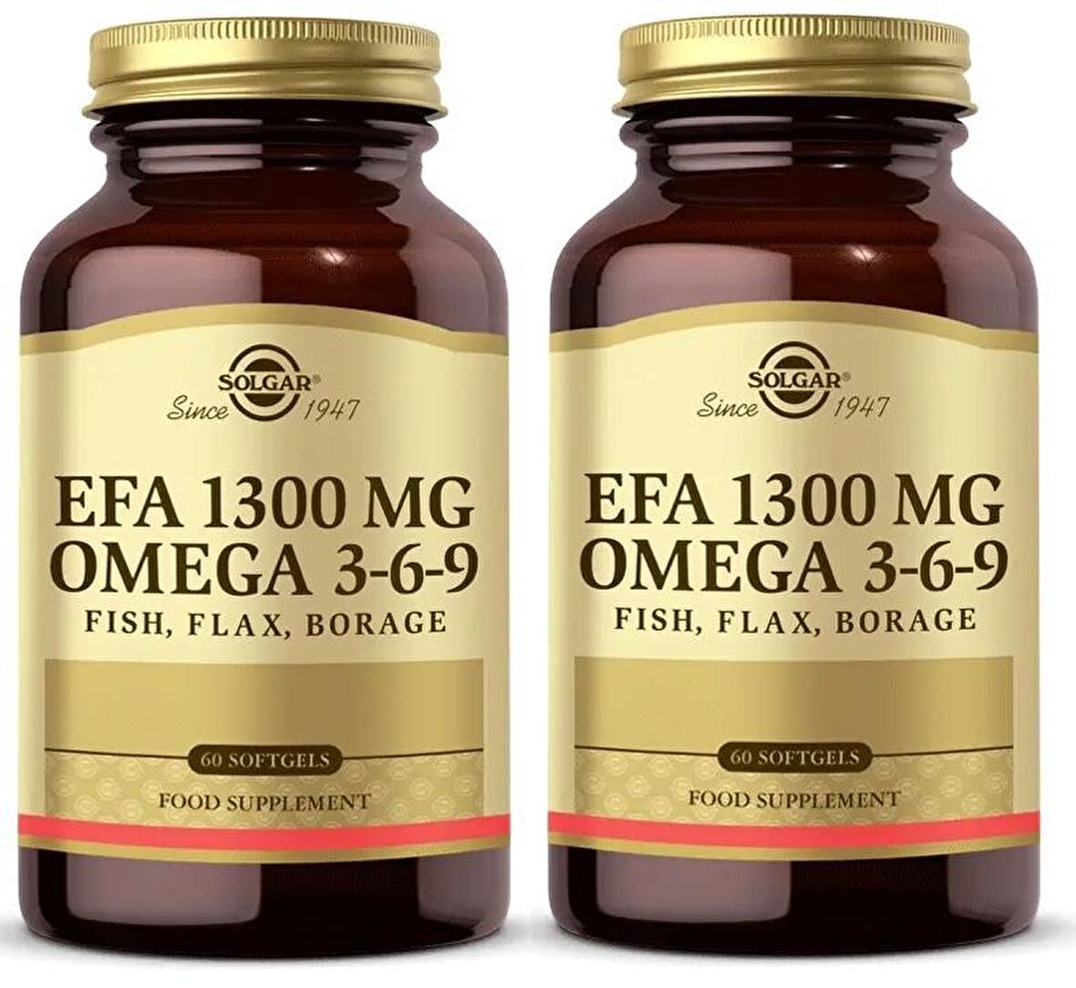 Solgar Efa 1300 mg Omega 3-6-9 60 Softgel 2 ADET