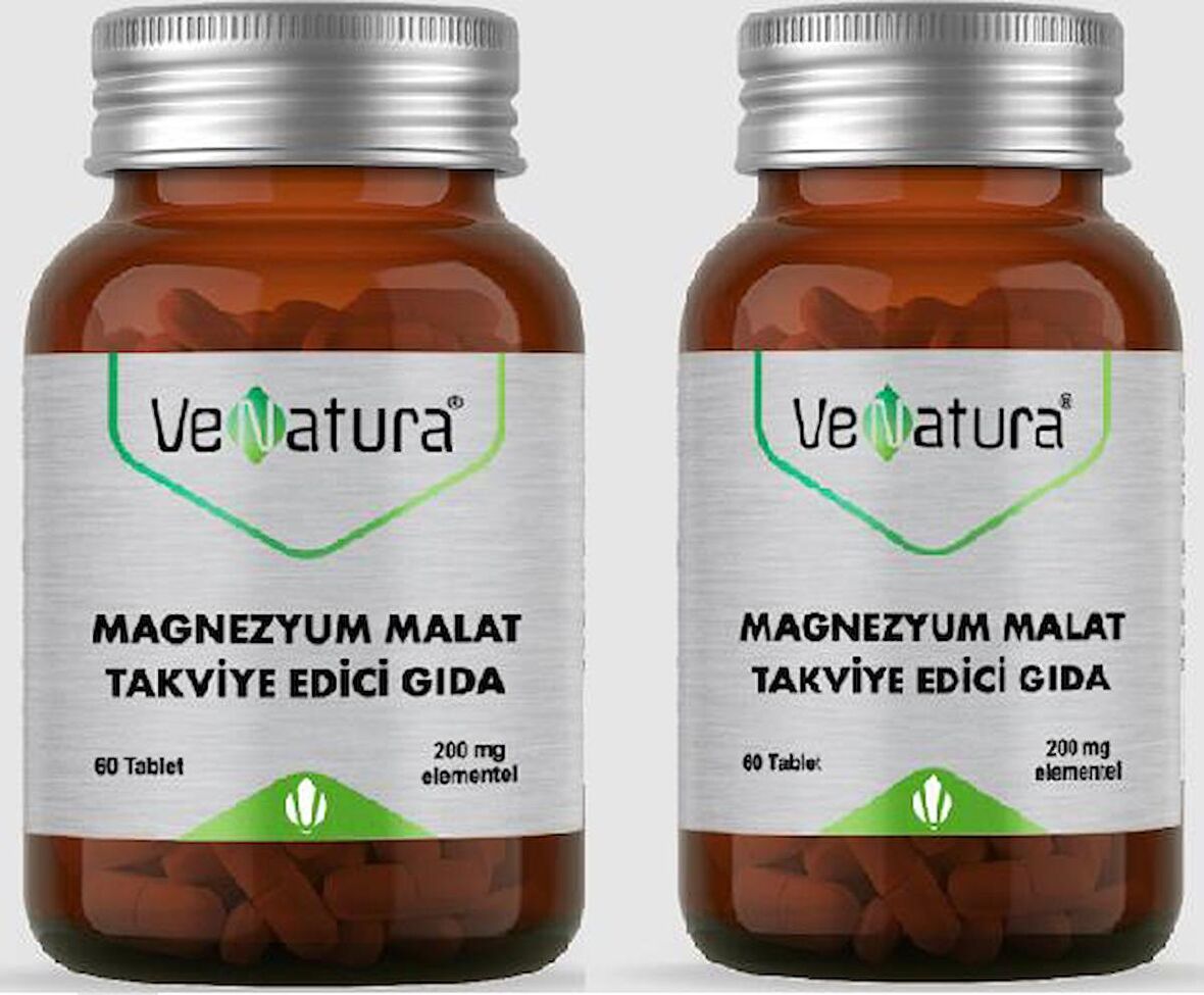 Venatura Magnezyum Malat 60 Tablet 2 Adet