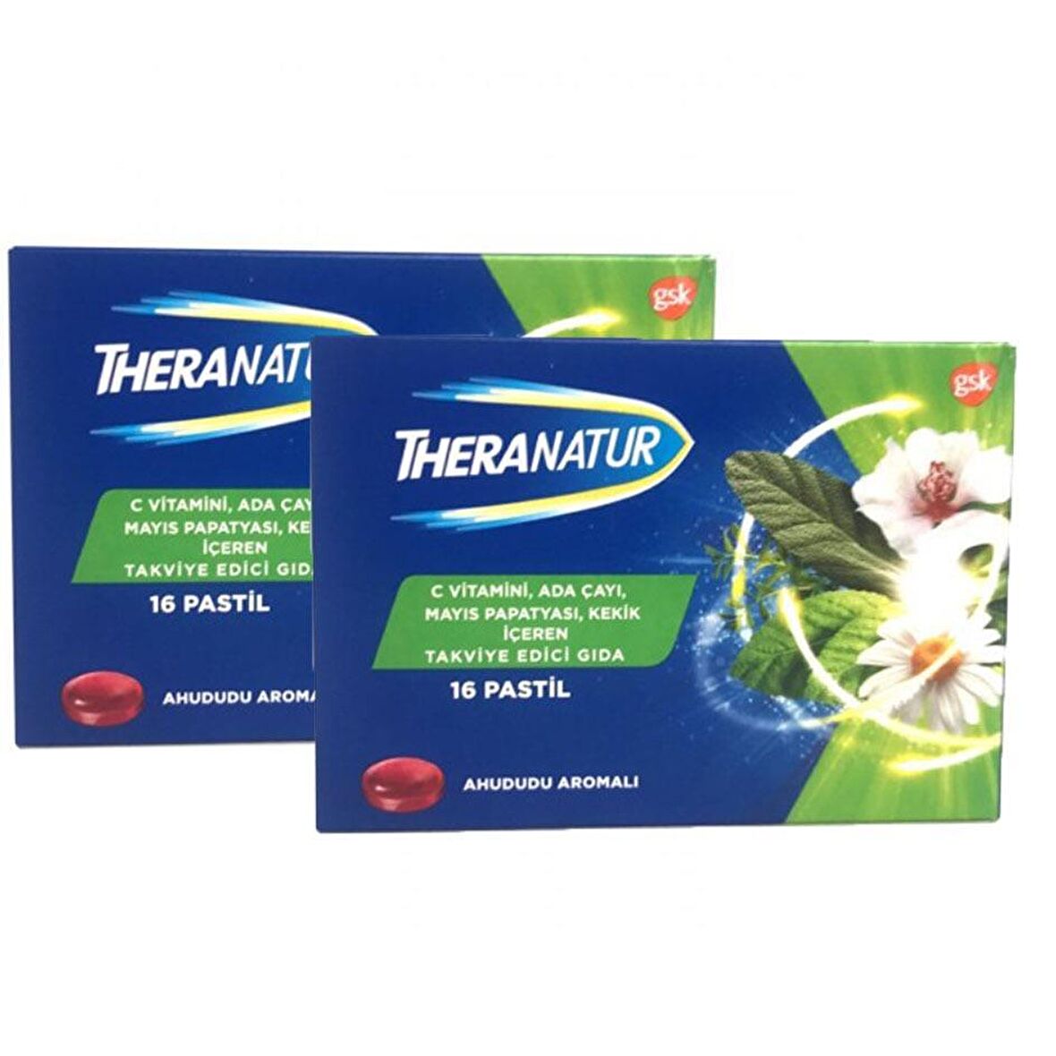 Theranatur Ahududu Aromalı 16 Pastil 2 Adet