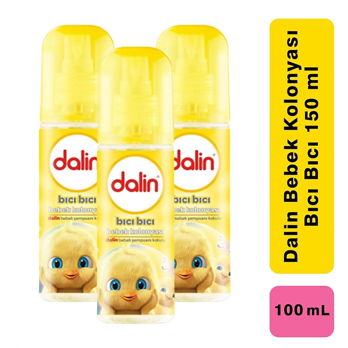 Dalin Bıcı Bıcı Kolonya 100 ml 3 Adet