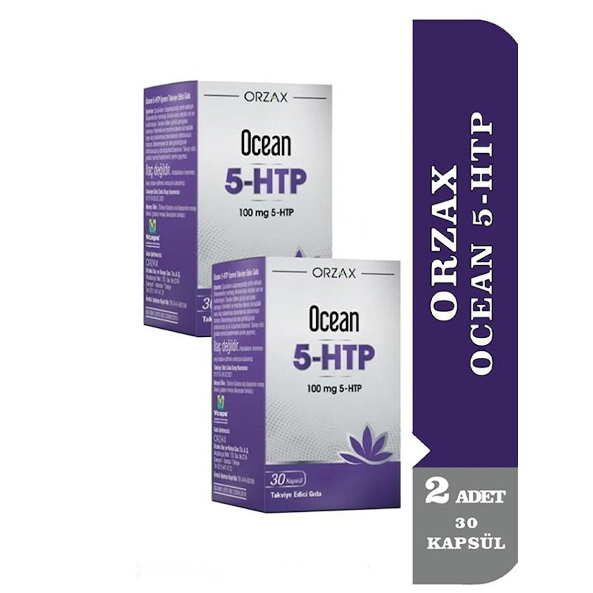 Ocean 5-HTP 100 mg 30 Kapsül 2 Adet