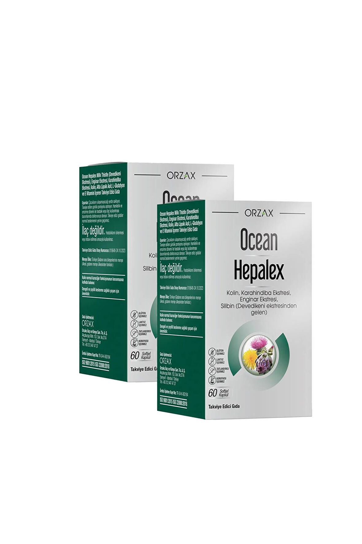 Ocean Hepalex 60 Softjel Kapsül 2 Adet