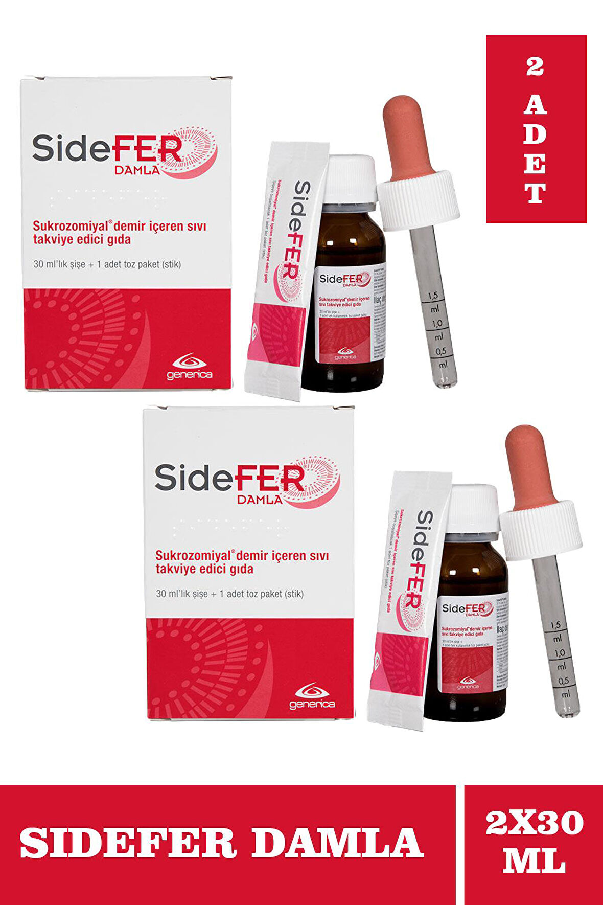 Sidefer Damla 30 ml 2 Adet