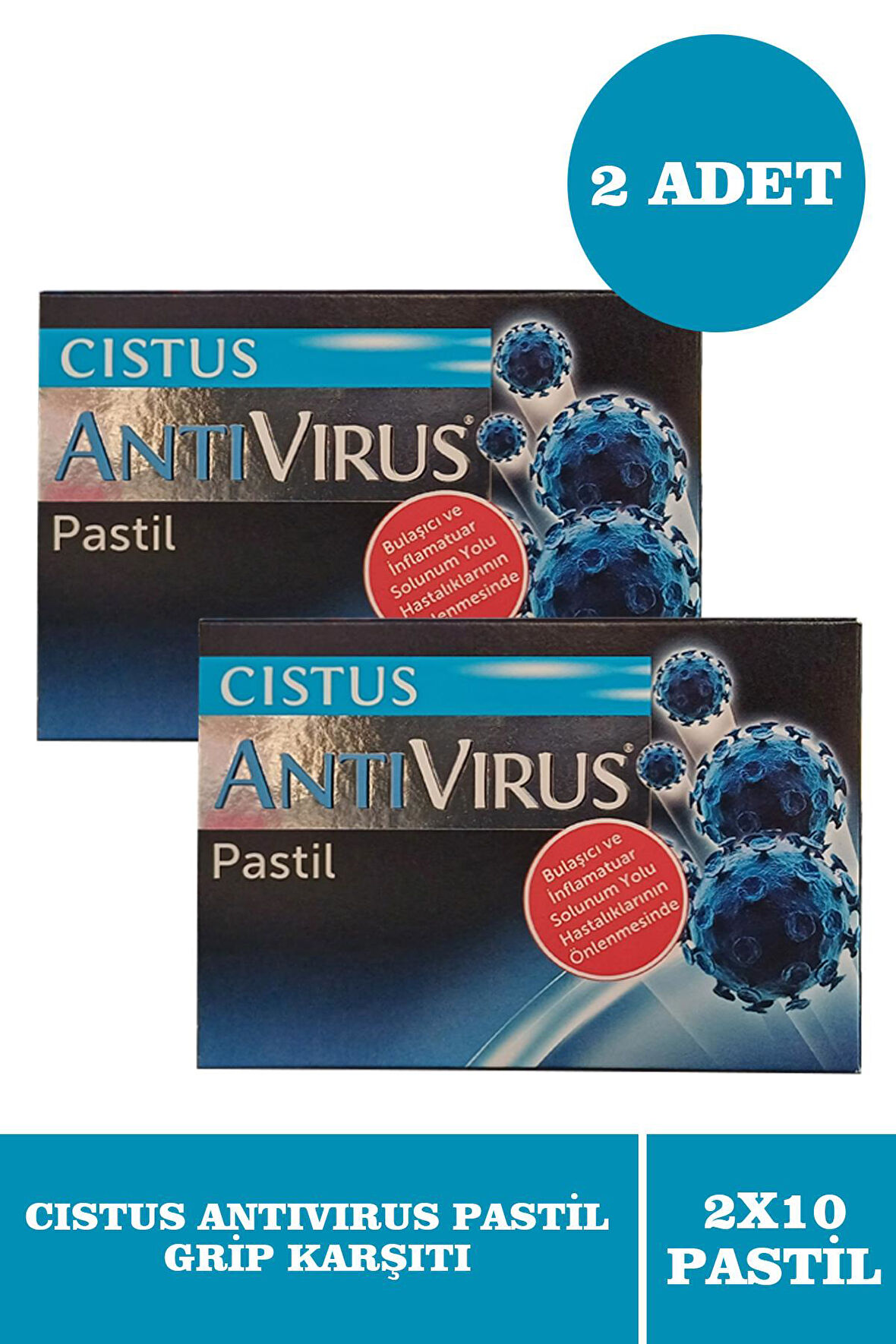 Cistus Antivirus Pastil 10'lu 2 Adet