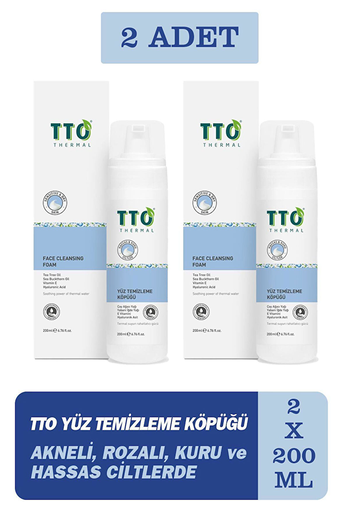 TTO Köpük Solüsyon 200 ml 2 Adet