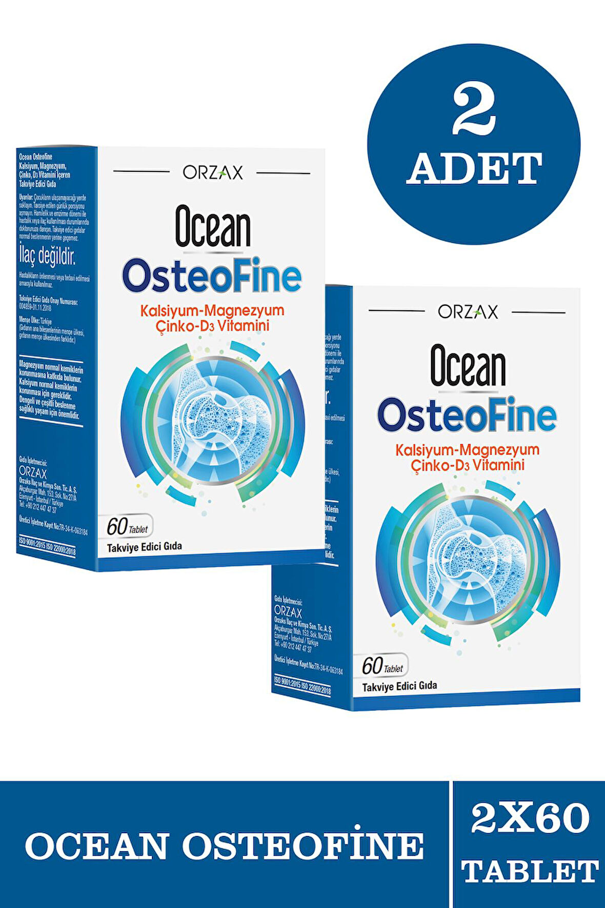 Ocean Osteofine 60 Tablet 2 Adet
