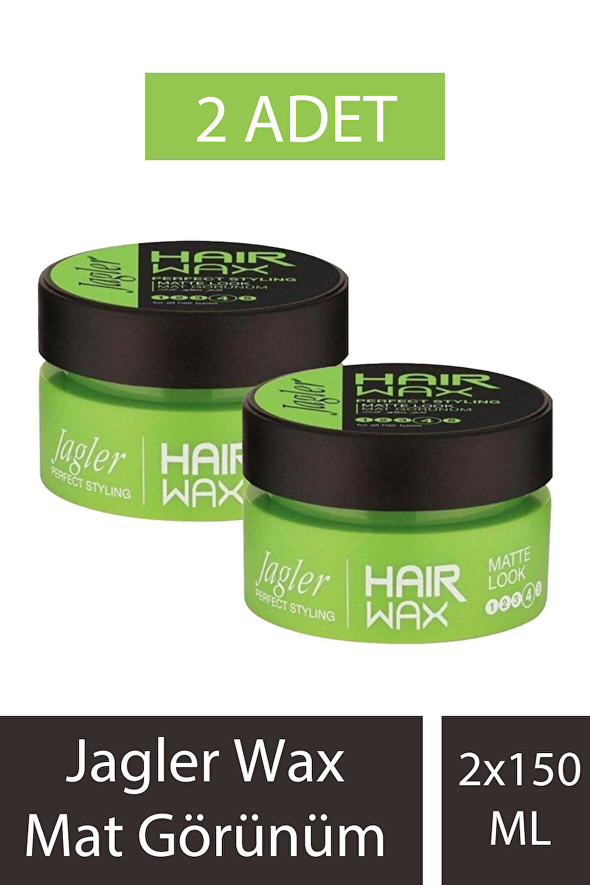 Jagler Wax Mat Görünüm 150 ml 2 Adet