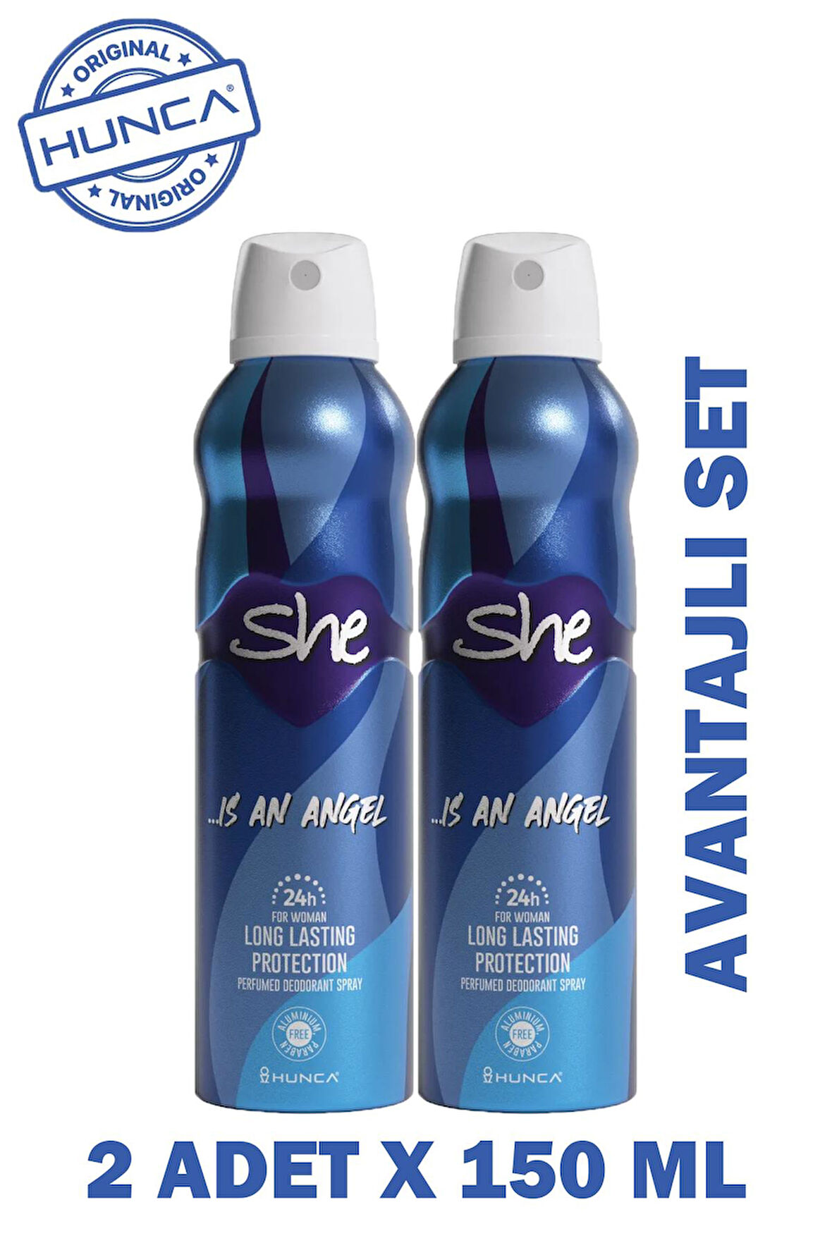 She Women Deodorant Angel 150 ml 2 Adet