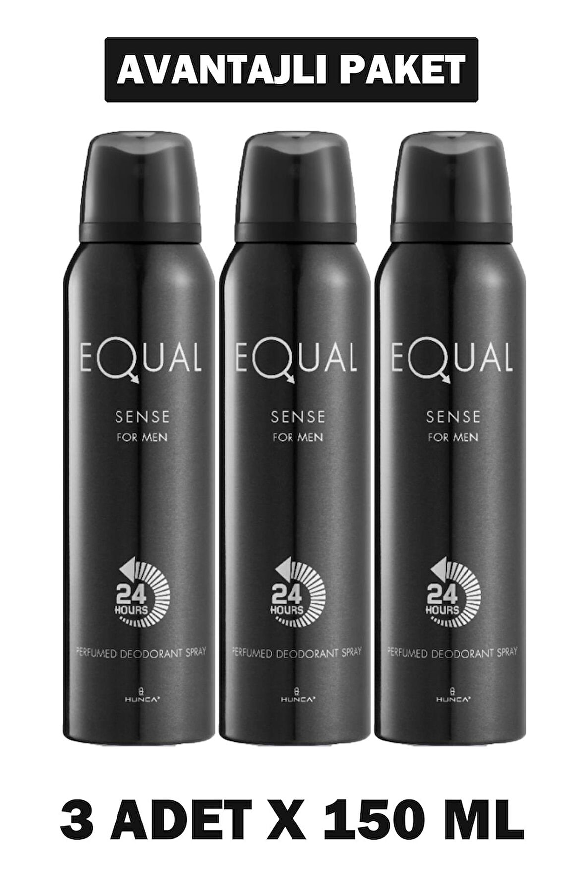 Equal Deodorant Sense Bay 150 ml 3 Adet