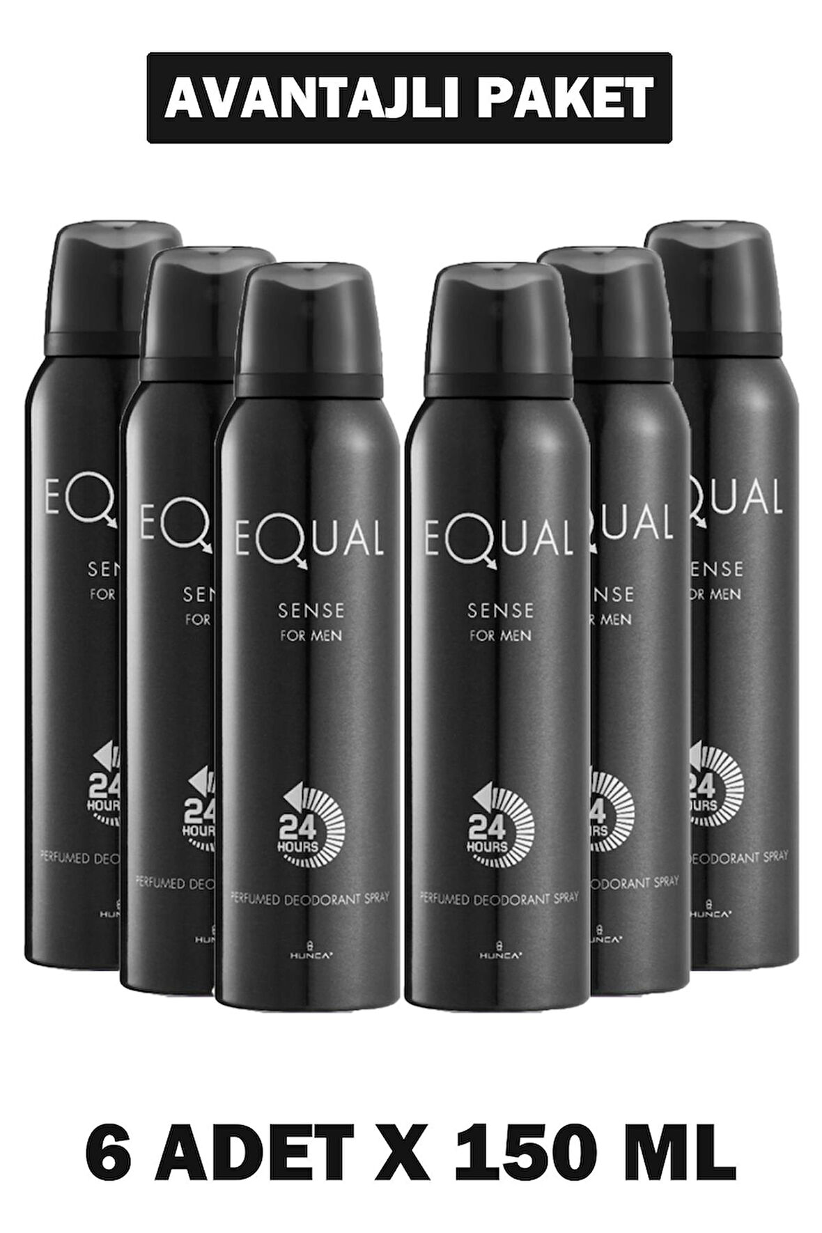 Equal Deodorant Sense Bay 150 ml 6 Adet