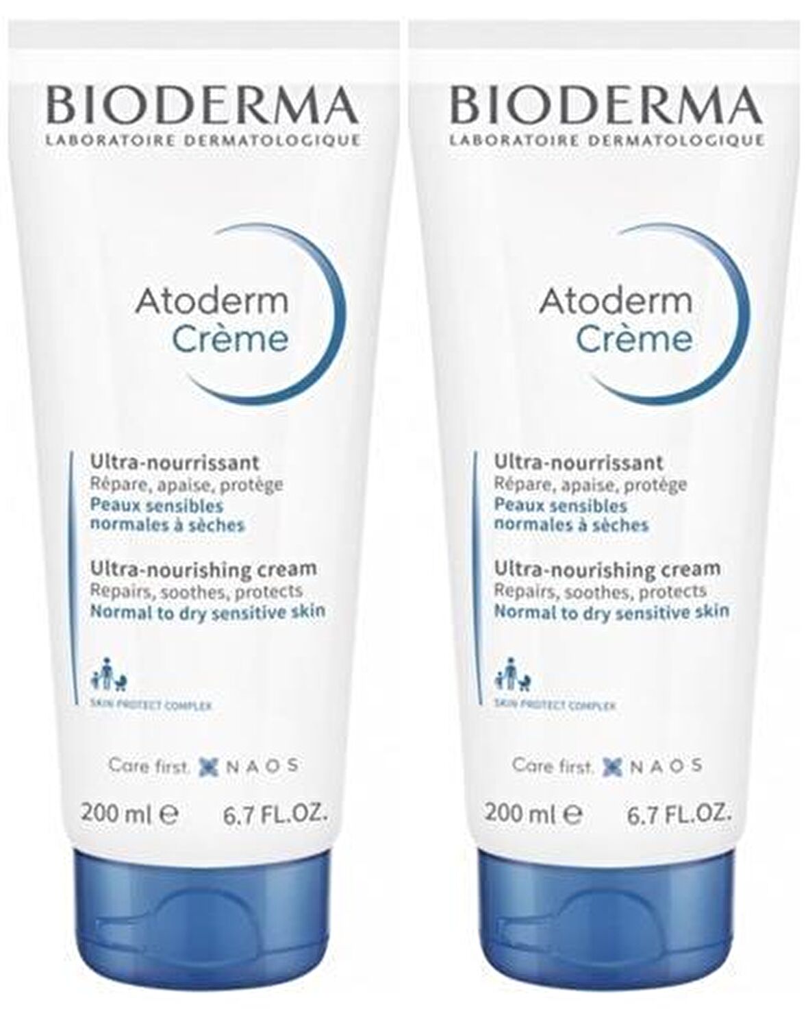 Bioderma Atoderm Besleyici - Nemlendirici Parfümsüz Kuru Cilt için  Vücut Kremi 2x200 ml 