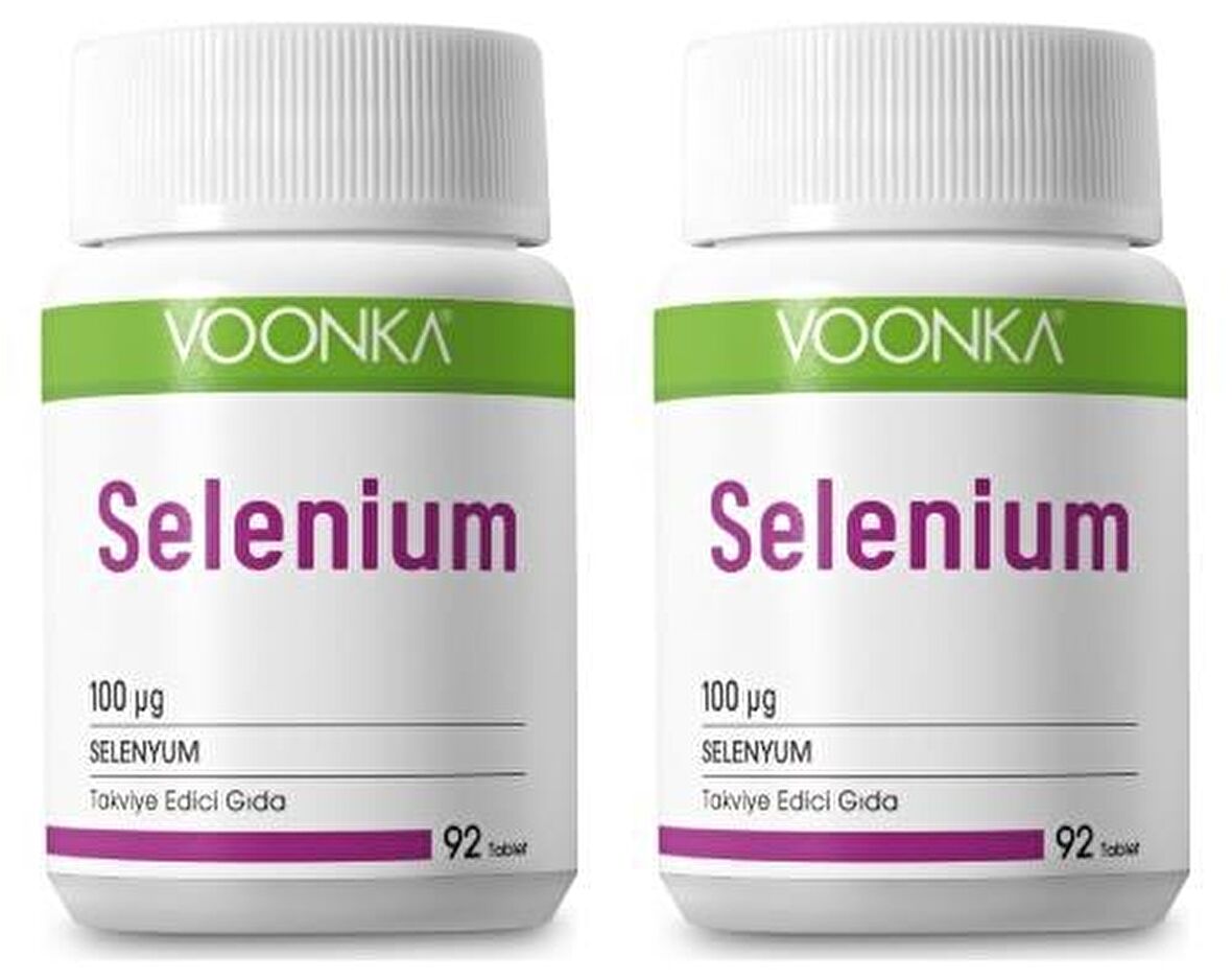 Voonka Selenium 100 mg 92 Kapsül 2 Adet