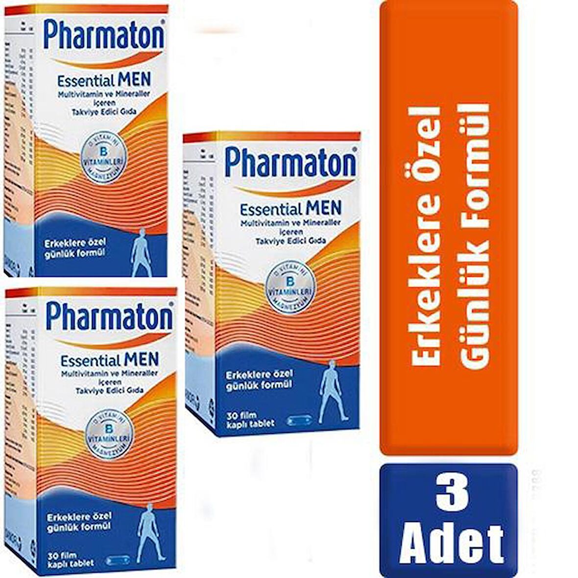 Pharmaton Essential Men 30 Tablet 3 Adet