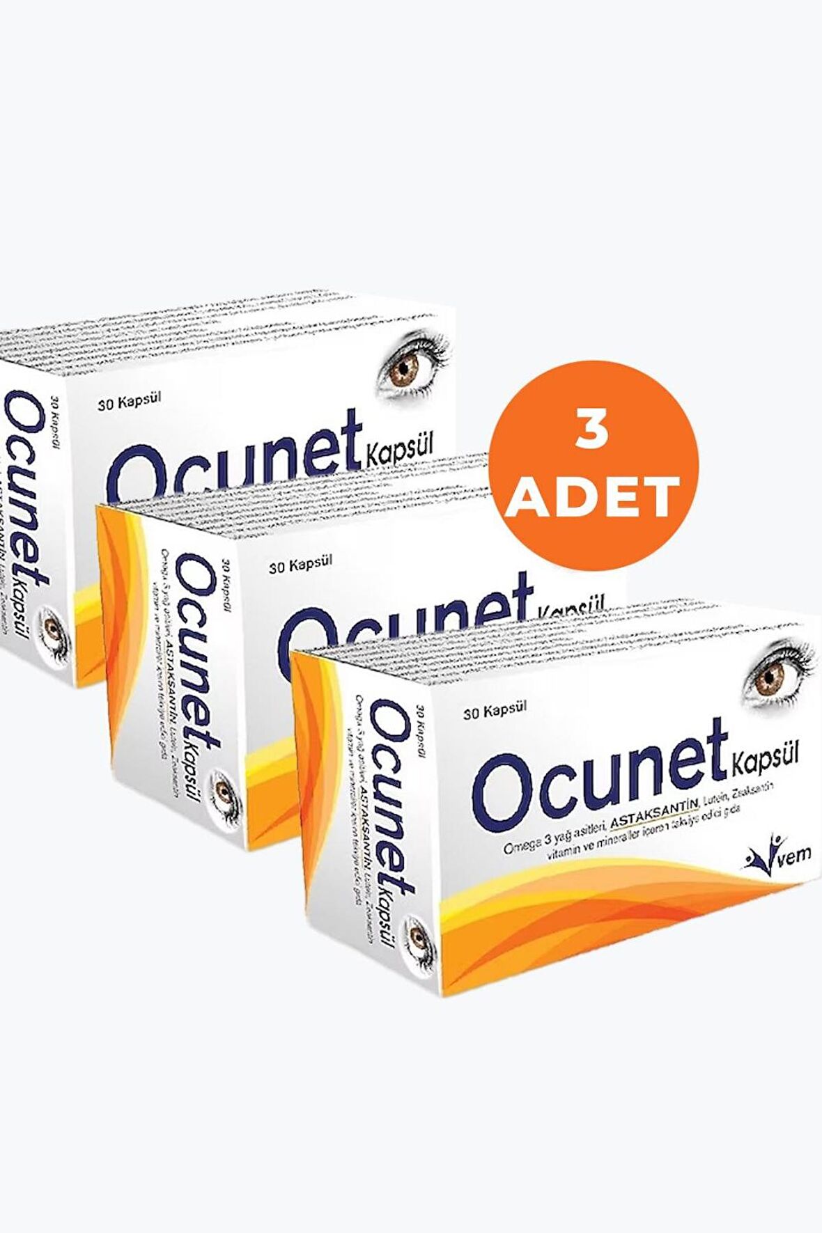 Ocunet 30 KAPSÜL 3 Adet