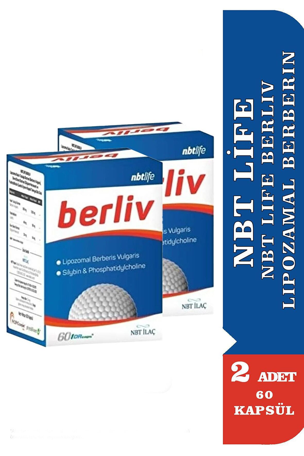 NBT Life Berliv Lipozamal Berberin 60 Kapsül 2 Adet