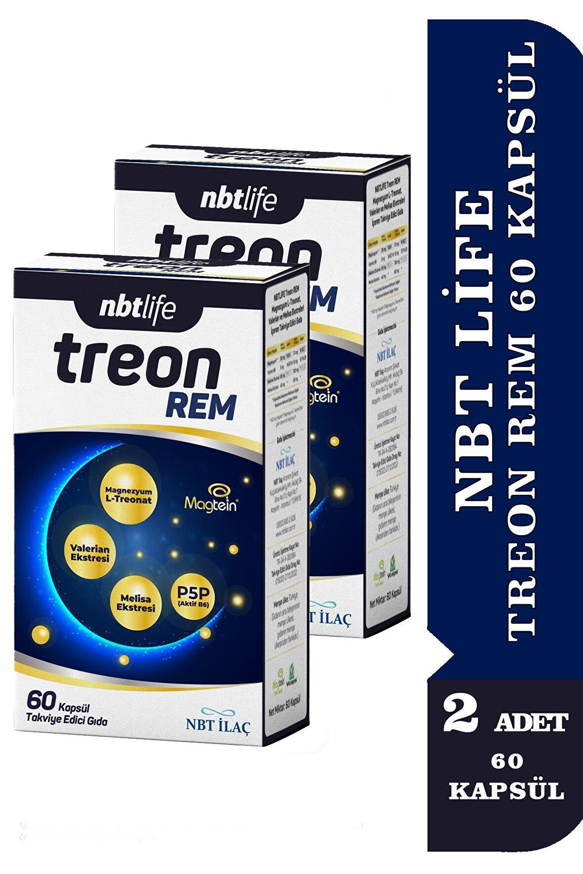 NBT Life Treon REM 60 Kapsül 2 Adet