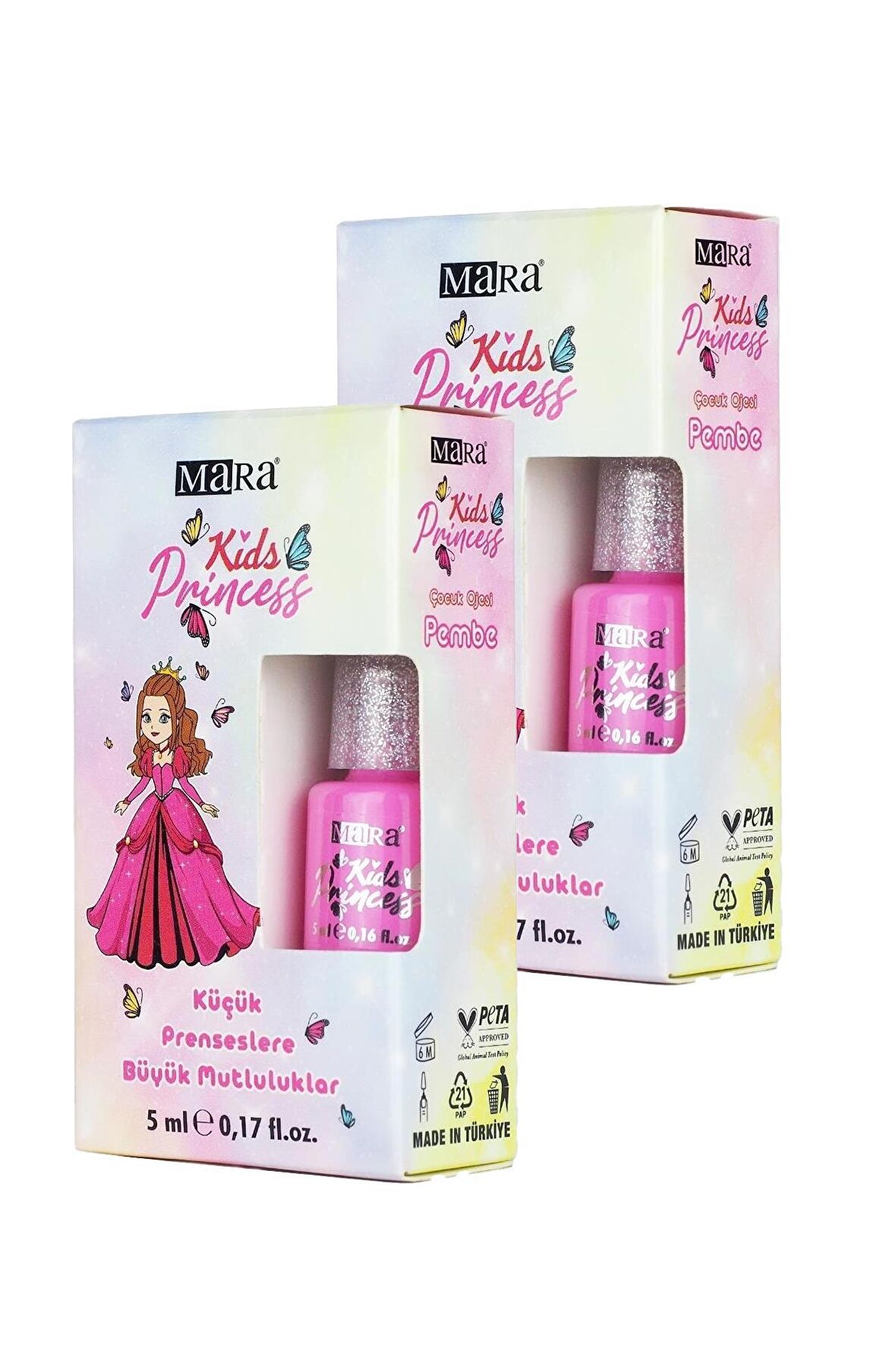 Mara Prıncess Çocuk Oje Pembe 2 Adet