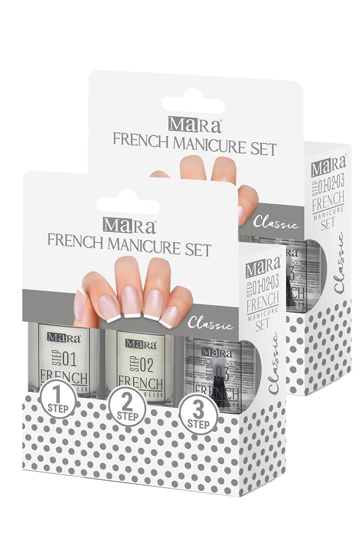 Mara French Manicure Oje Seti 2 Adet