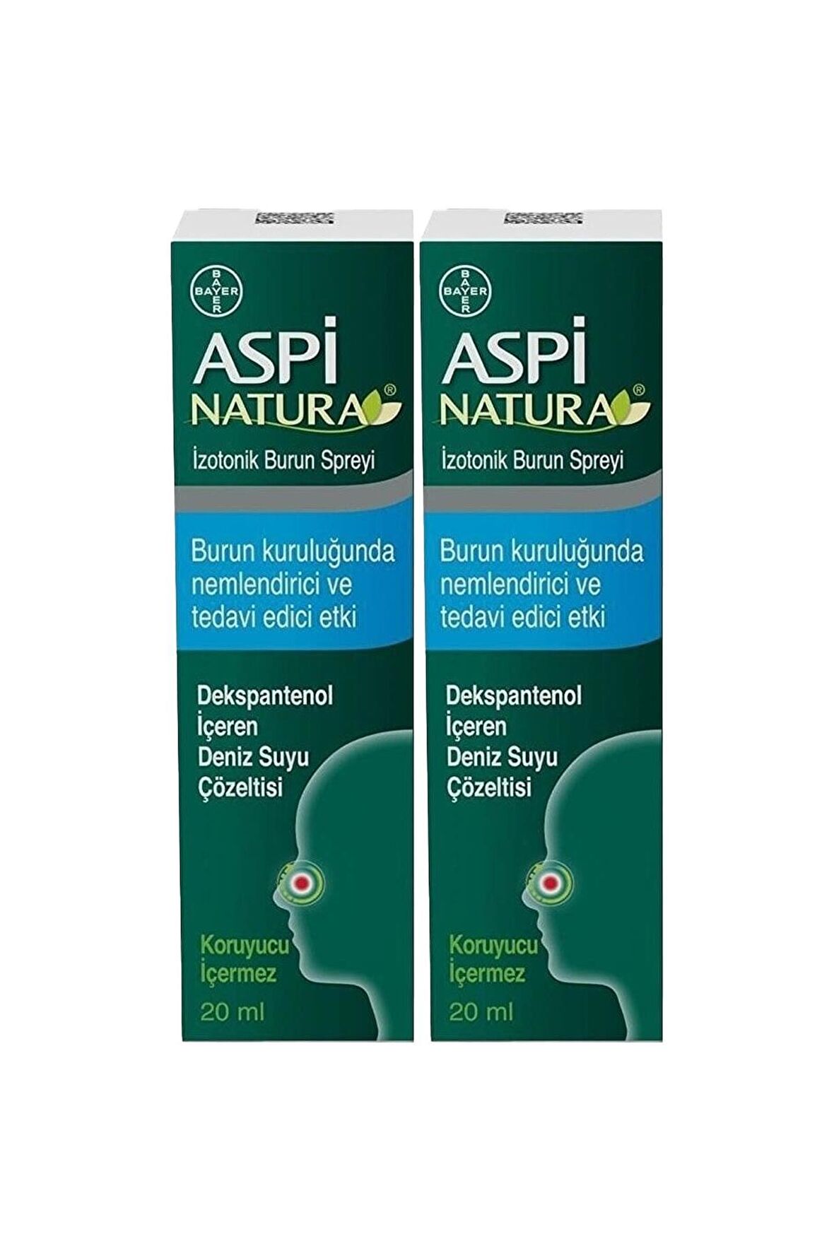 Aspinatura İzotonik Burun Spreyi 20 ml 2 Adet