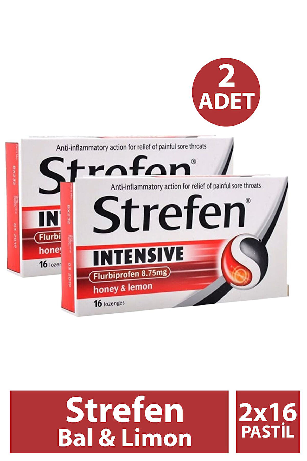 Strefen Bal & Limon 16 Pastil 2 Adet