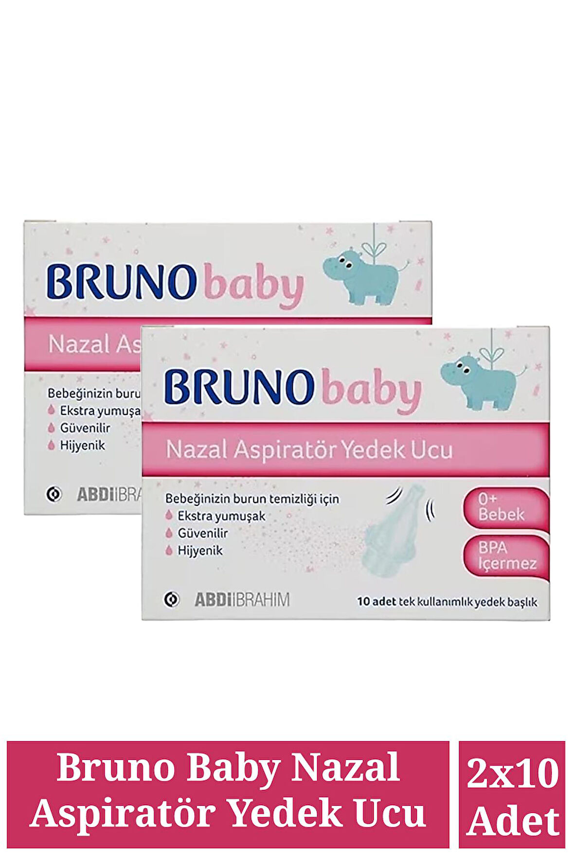 Bruno Baby Nazal Aspiratör Yedek Ucu 10'lu 2 Adet