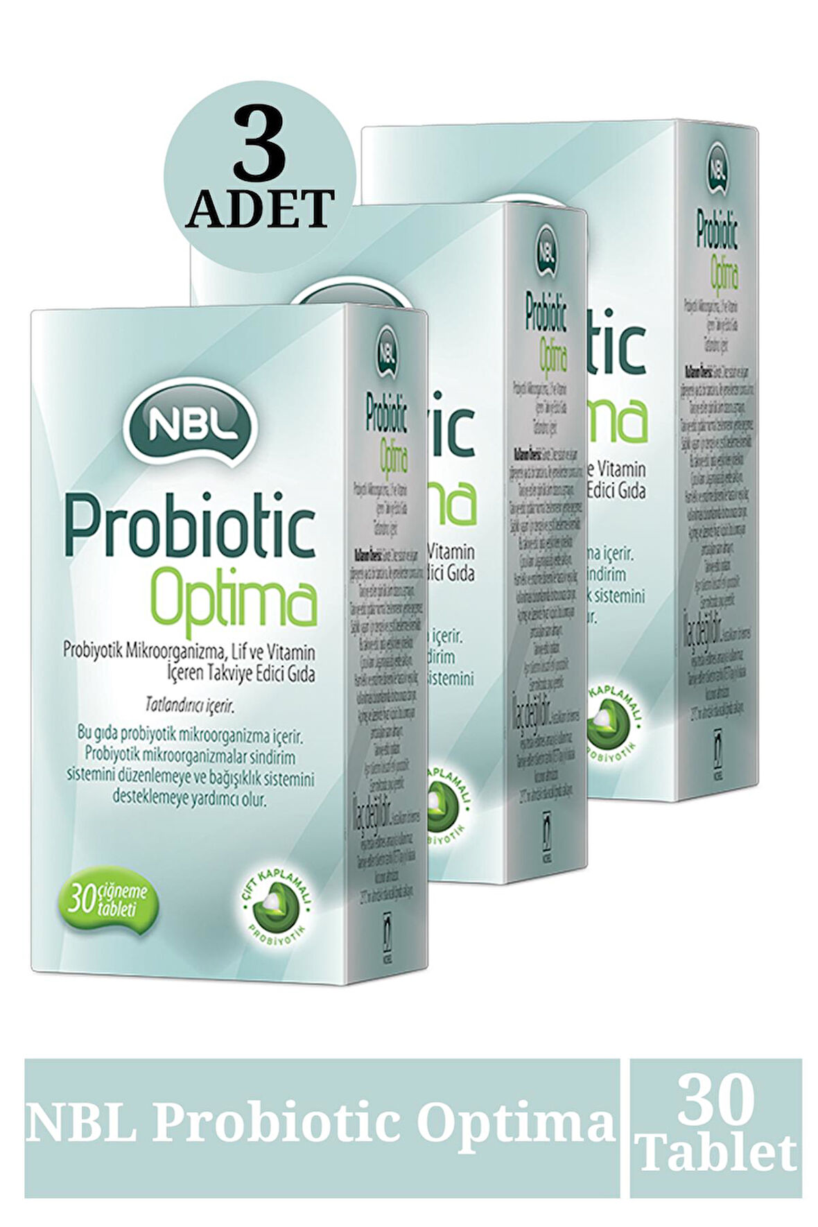 NBL Probiotic Optima 30 Çiğneme Tableti 3 Adet